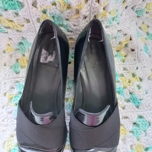 Stuart Weitzman Women's Zoliver Black Block Heeled Loafers Size 6 M US - Picture 11 of 14